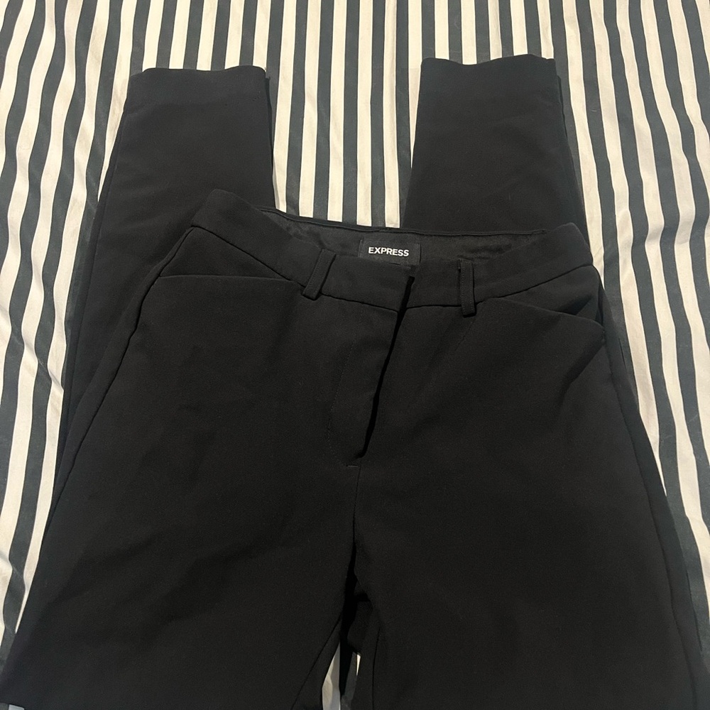 Express Men's Classic Black Dress Pants